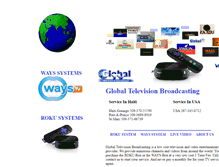 Tablet Screenshot of globaltelevisionbroadcasting.com
